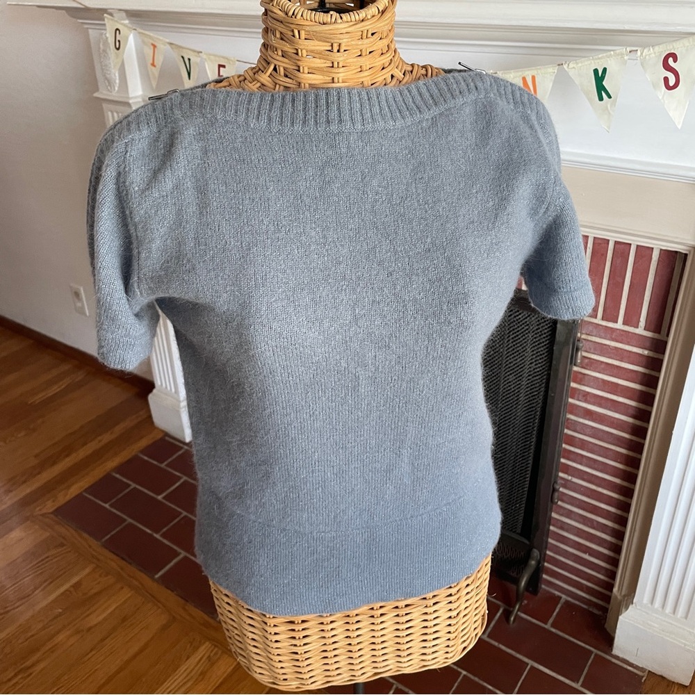 Marc by Marc Jacob’s wool angora blue knit sweater top S